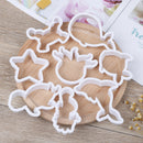 8pcs/set Sea Creatures Cookie Cutter Whale Dolphin Fondant Tool Biscuit Mould3cG