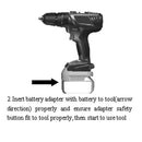 MT20BSL Li-Ion Battery Converter Adapter for Makita 18V BL1830 BL1860 BL185