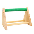 2pcs Wood Parrots Perch Platform Tabletop Cage