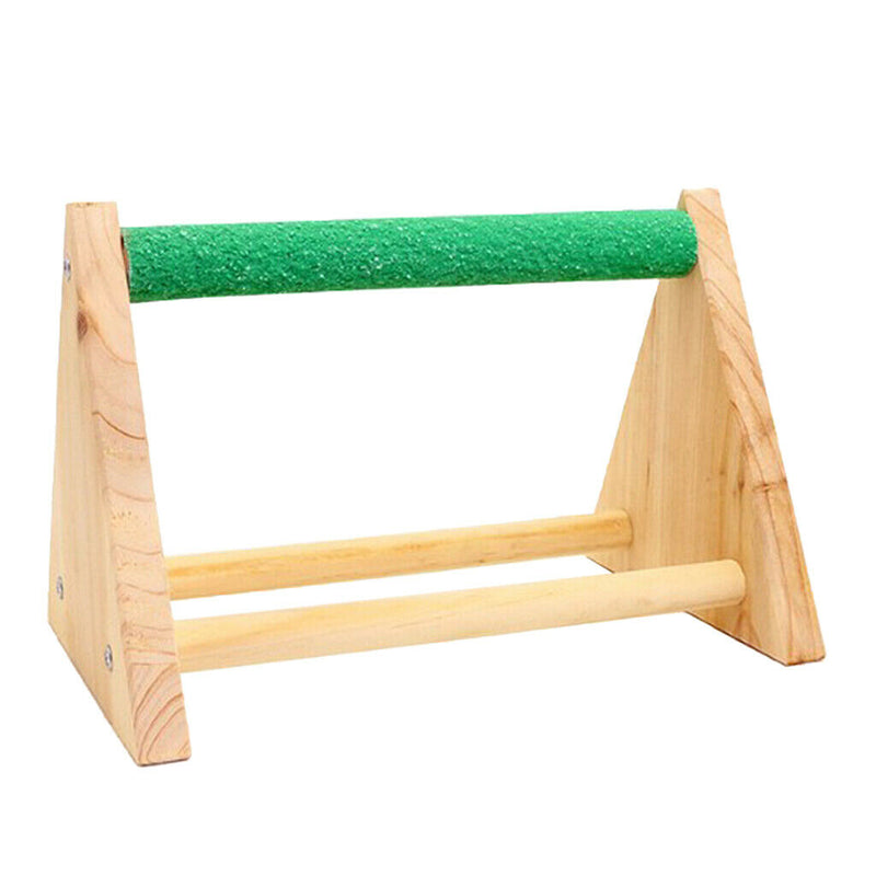 2pcs Wood Parrots Perch Platform Tabletop Cage