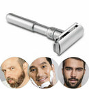 Men Adjustable Double Edge Shaving Safety Razor Shaver 5pc Blades Zinc w/ Z O2Q8