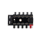 SATA Fan Hub 4pin PWM Hub PC Fan Large 4P Power Supply Splitter Adapter