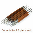 Carving Tool Clay Sculpting Kit Assorted Polymer Ceramic Modeling Craft 6PCS/Set