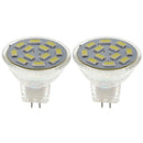 2pcs 12V 4W MR11 SMD 5730 Led Bulbs for Outdoor Landscape Flood Track Lighting