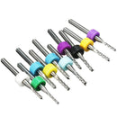 10Pcs Pcb Milling Cutter 1.5Mm Fish Tail Milling Cutter Corn Milling Cutter