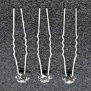 20 Pcs Bridal Wedding Pins Rose Flower Crystal Hairpin Women Jewelry Hair ClipLJ