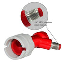 Pin Lock MFL Gas&Liquid Quick Beer Keg Disconnects Set for Home Brew Beer K