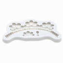 Gem Cake Border Silicone Mold DIY Fondant Cake Decorating Tools Baking Mould FT