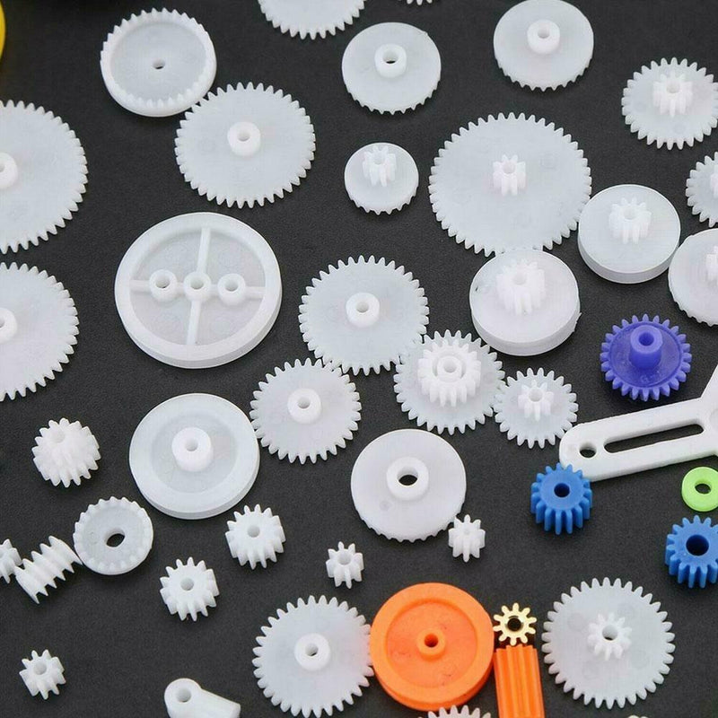 78Pcs Plastic Gear Package Kit DIY Gear Assortment Accessories