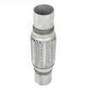 Exhaust Flex Pipe Stainless Steel Double Braid 2 X 6 Inch with Ends 10 Inch E7K4