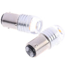 2x 1157 BAY15D P21/5W Led Car Strobe Tail Light BAY Yellow Led Brake Strobe A3C