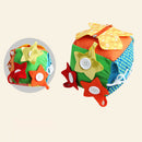 2Pcs Baby Basic Skills Learn To Dress 6 Puzzle Soft Cube Montessori Toys