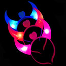 5 Pieces Of Luminous Stereo Devil'S Horns Ear Clips Women'S Headband Horns  Y2L9