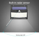 100LED Solar PIR Motion Sensor Wall Light Outdoor Waterproof Garden Lamp