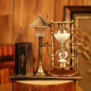 Retro Hourglass Pen Holder Hourglass Night Light Crafts Multifunction Eu FHH