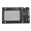 New 50Mm Small Board Msata Ssd To 2.5 Inch Sata Drive Converter Adapter Msa R6X7
