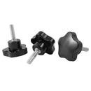 Locking screw, for screwing on, head diameter 40 mm, external thread M8 x 3 B8O5