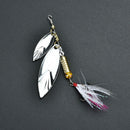 7g fishing lure spoon bait ideal for bass trout perch pike rotating fishing FT