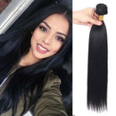 30-Inch Drawstring Straight Straight Virgin Remy Brazilian Hair Braided Bun