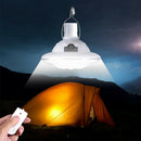 22 Led Outdoor Solar Waterproof Hiking Camping Tent Lamp Remote Control J8I1