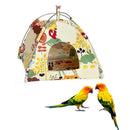 Bird Parrot Canvas Hammock Cage Snuggle Hut Tent Bed Bunk Hang Cave Hou YQF
