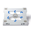 8 Tilt Angles Adjustable Laptop Stand Holder for 11-14'' MacBook Notebook