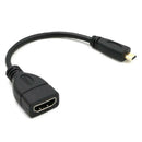 Micro HDMI to HDMI Male to Female adapter Cable connector for HDTV Type D hdm â„–[