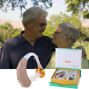Volume Adjustable Behind Ear Hearing Aid Sound Voice Amplifier Enhancement