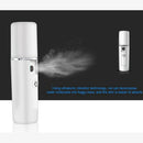 Portable Nano Mist Sprayer Facial Body Nebulizer Steamer Moisturizing Skin