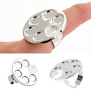 Stainless Steel Color Display Palette Pallet False Nail Art Gel Polish Varn