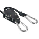 1/4 Inch 8-Feet Long Adjustable Heavy Duty Rope Clip Hanger, Reinforced Met