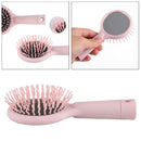 Portable Pocket Size Comb 2 in 1 Massager Hair Brush Anti-Tangle for Women