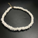 Puka Shell Necklace for Women Boho Tropical Hawaiian Beach Puka Shell Surfe F5Q4