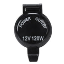 12V 120W Car Motorcycle Boat Tractor Cigarette Lighter Power Outlet Socket