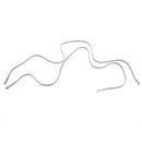 2 Pcs Gray 6P6C RJ12 M/M Flat Telephone Phone Cable Cord 1M 3.3ft
