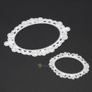 2pcs Oval Cutting Dies Album Decor Scrapbooking DIY Template Lace Card Carft New