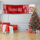 Christmas Banner Porch Decoration Background Cloth Festival Shop Supplies