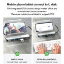 USB C Hub 5 In 1 Type C Adapter 4K HDMI Hub 3 USB 3.0 USB C Ports
