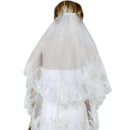 Two Layers White Wedding Veil Bridal Veil Short Tulle Veils Wedding Accesso