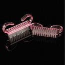 Utility 2X Acrylic Nail Cleaning Brush Finger Nail Art Tools Kit Set BX