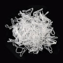 Hot 500Pcs/set Mini Small Clear Rubber Hair Elastic Braids Plaits Braiding Band'