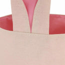 Easter Bunny Ears Basket Design Easter Bunny Bags Bunny Ears Tote Bags-pink T7G2