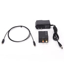 optical coaxial toslink digital to analog audio converter adapter rca L/R 3.5mm`