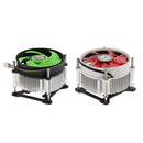 4 Pin CPU Cooler Fans Case Quiet Heatsinks for Computer PC 90x90mm Green