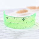 Soft Ruler Flexible Ruler Tape Measure 15cm Straight Ruler Office School SupplSE