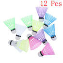 12 Pcs Colorful Plastic Badminton Ball Shuttlecocks Sport Training Spo3C