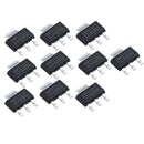 10Pcs New AMS1117-3.3 LM1117 3.3V 1A SOT-223 Voltage RegulatorYU