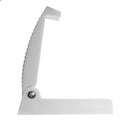 5 White RV Campers Motorhome Rounded Baggage Door Catch Compartment Clips L