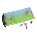 150 Puzzle Book Magnetic Tangram Toys Challenge IQ Montessori Educational Gif â„–[