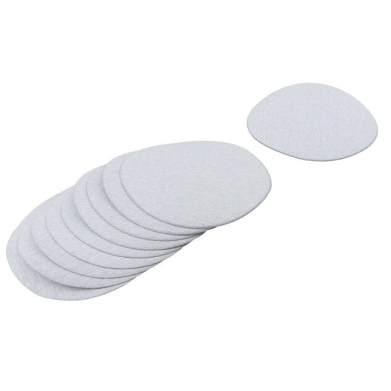 20 x 5inch Sand Disk Polish Grind Pad White Sandpaper Sheet 320Grit 600Grit